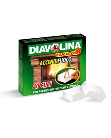 Accendifuoco Diavolina Pz 40