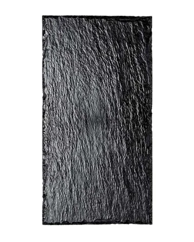 Piatto Rock Big Nero Cm 30x15 Pz 10