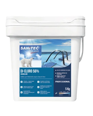 Piscina Di-cloro 56% Granulare 2613 Sanitec Kg 5