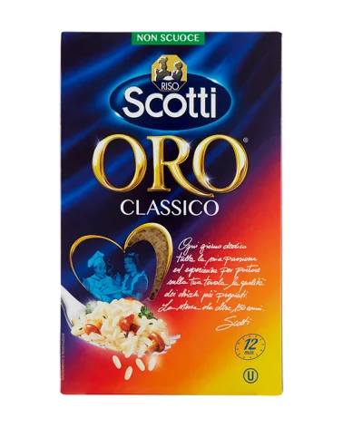 Riso Parboiled Oro Sottovuoto Scotti Kg 1