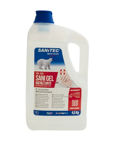 Sani Gel Mani Igienizz S-risc 1032 Sanitec Kg 4,5