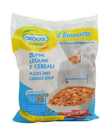 Zuppa Legumi-cereali 100%ita Benessere Orogel Kg 1