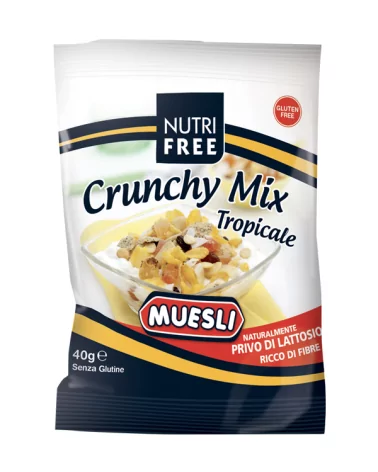 Muesli Crunchy Mix Tropicale Senza Glutine Gr 40x20