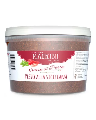 Pesto Alla Siciliana Magrini Gr 500