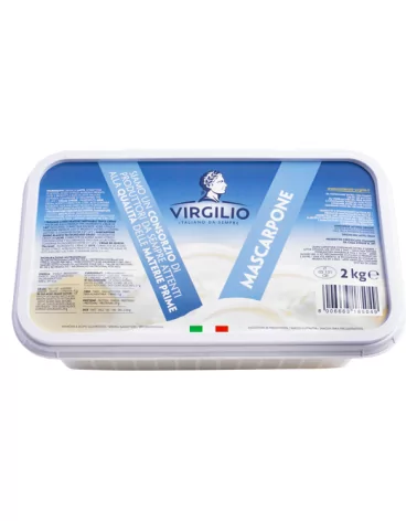Formaggio Mascarpone M-grassa 41% Vaschetta Virgilio Kg 2