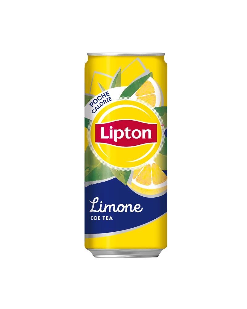 The Lipton Limone Sleek Lattina Lt 0,33 Pz 24