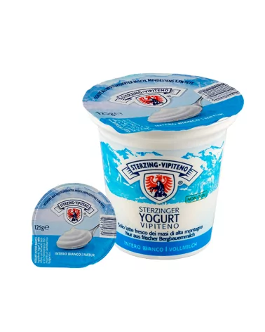 Yogurt Intero Naturale Vipiteno Gr 125