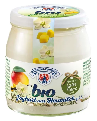 Yogurt Alpen Mang-vanigl Vasetto Di Vetro Bio Vipiteno Gr 150