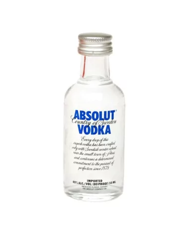 Vodka Absolut Mignon Ml 50 40. Pz 12