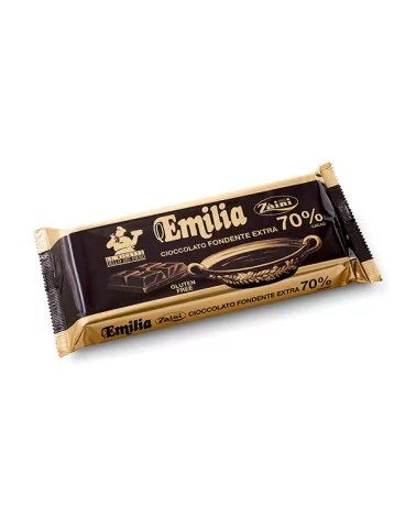 Cioccolato Fondente Emilia 70% Senza Glutine Zaini Kg 1