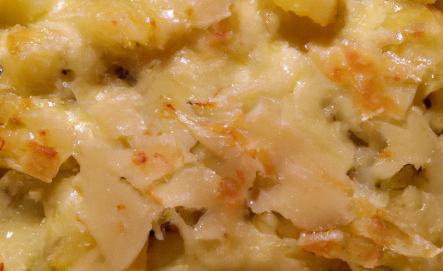 Gratin di patate nuove con crema di Parmigiano Reggiano