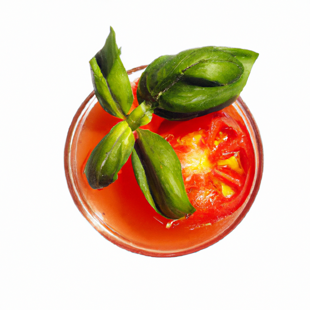 Cocktail di Pomodoro Fresco con Gin e Basilico