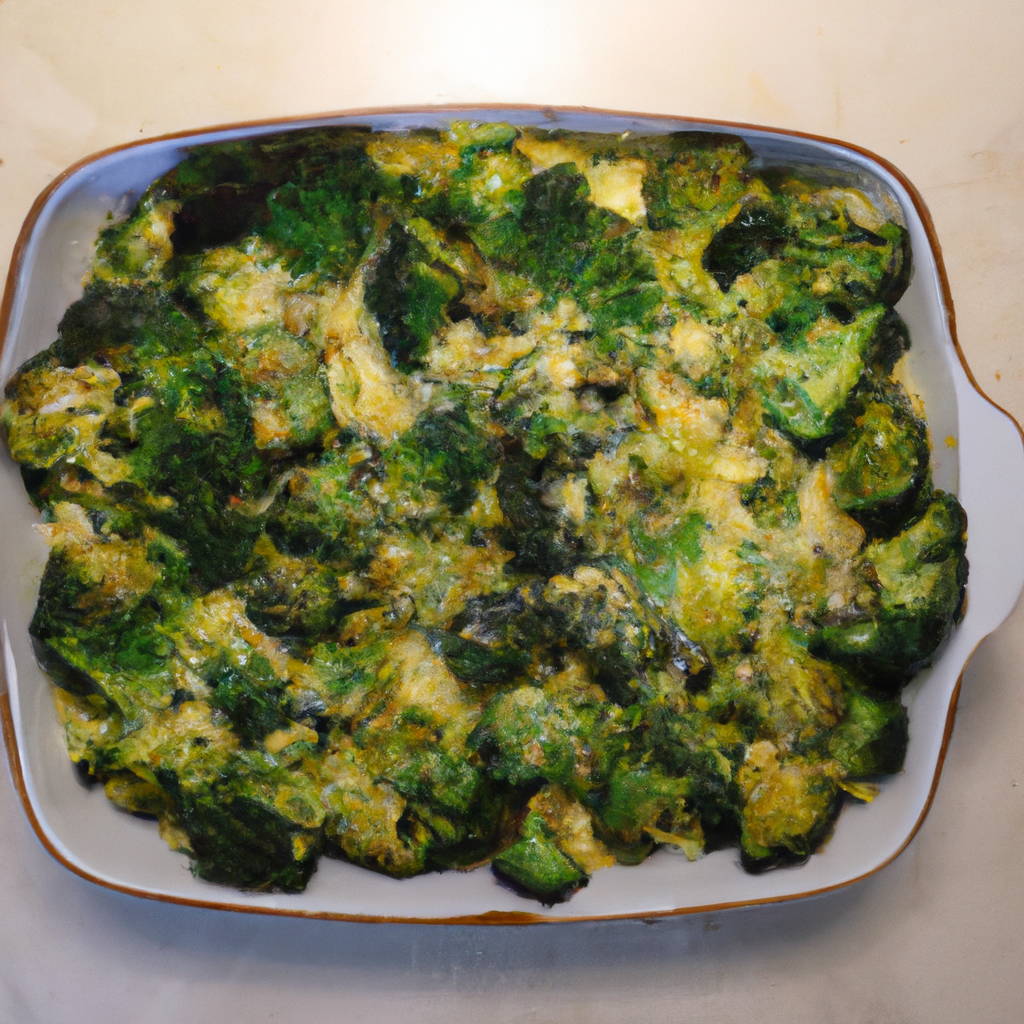 Broccoli al Forno con Formaggio e Aglio