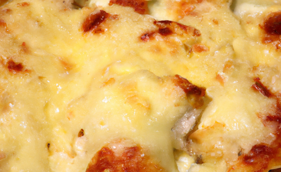 Cavolfiori gratinati al forno con besciamella e formaggio