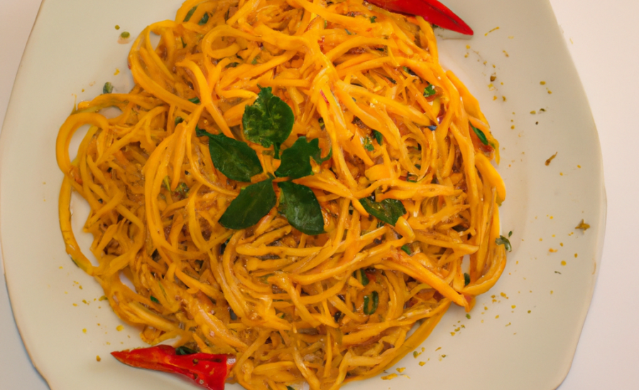 Spaghetti allaglio olio e peperoncino